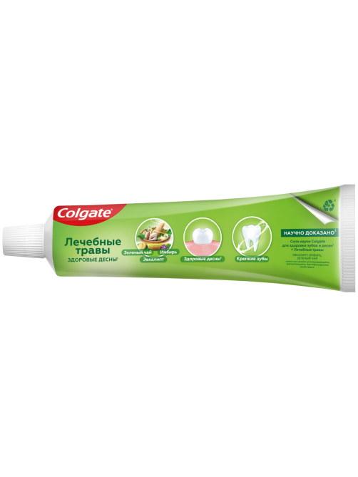 Зубная паста Colgate Лечебные травы отбеливающая с натуральными ингредиентами для здоровья зубов и десен, 100мл