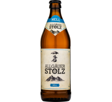 Пиво Allgauer Stolz Hell светлое, 0.5л