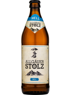 Пиво Allgauer Stolz Hell светлое, 0.5л