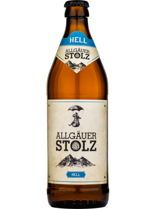 Пиво Allgauer Stolz Hell светлое, 0.5л