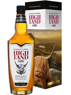 Виски Highland Cattle 3 года в подарочной упаковке 3 года, 0.7л