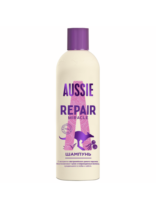 Шампунь женский Aussie Repair Miracle для поврежденных волос, 300мл