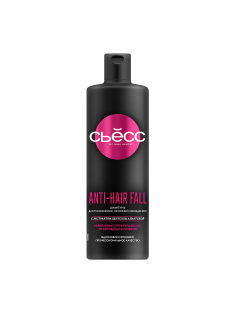 Шампунь Сьёсс Anti-Hair Fall для тонких волос, склонных к выпадению, укрепление волос, 450мл
