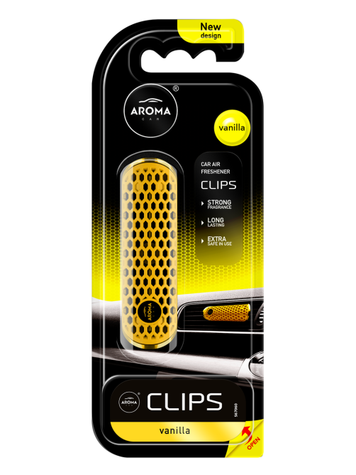 Ароматизатор для автомобиля Aroma Car Polymer Clips Ваниль