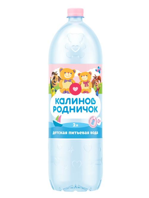Вода детская Калинов Родничок питьевая с рождения, 2л х 6 шт