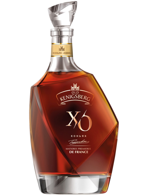 Коньяк Старый Кенигсберг Xo в подарочной упаковке, 0.5л