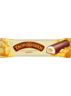 Сырок творожный глазированный Творобушки с манго 20%, 40г