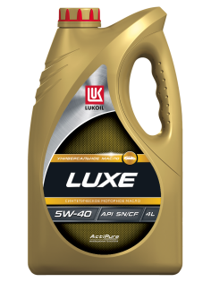 Масло моторное синтетическое Lukoil Люкс 5W-40 SN/CF, 4л