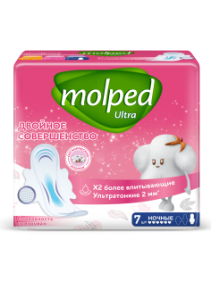 Прокладки Molped Ultra ночные, 7шт