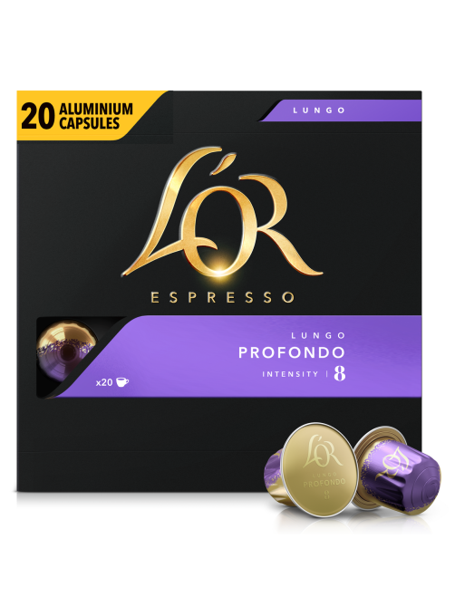 Кофе в капсулах L’or Лунго Профондо для кофемашин Nespresso 20шт, 104г