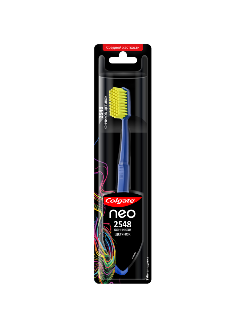 Зубная щетка Colgate Neo 2548 Кончиков щетинок средней жесткости, зеленая