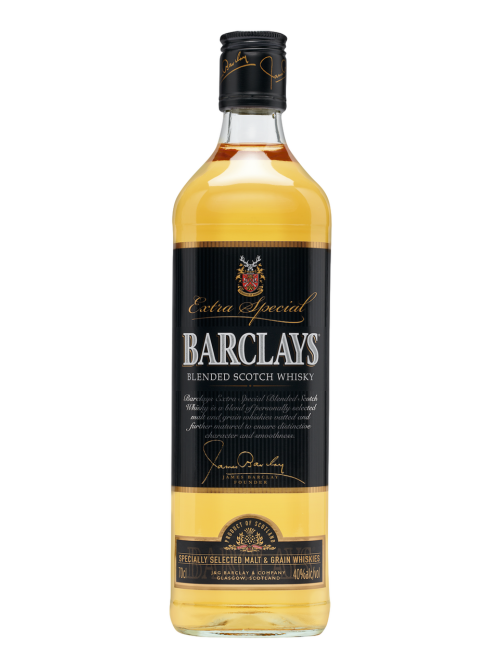 Виски шотландский Barclays 3 года, 0.5л