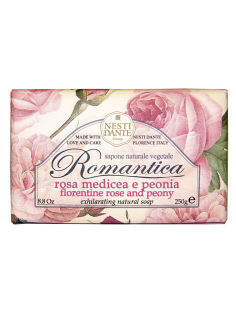 Мыло туалетное Nesti Dante Romantica Флорентийская роза и пион, 250г