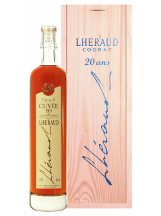 Коньяк Lheraud Cognac Cuvee 20 лет в подарочной упаковке, 0.7л