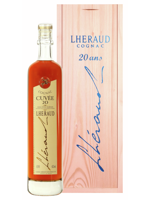 Коньяк Lheraud Cognac Cuvee 20 лет в подарочной упаковке, 0.7л