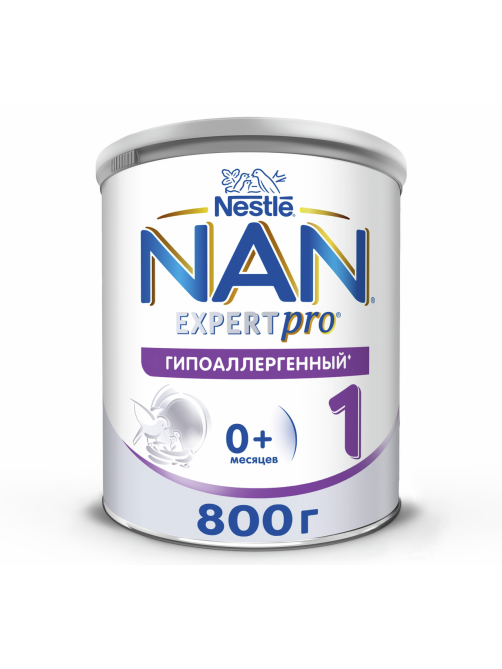 Смесь сухая детская NAN 1 Expert Pro гипоаллергенная с рождения, 800г