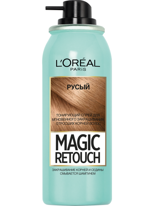 Спрей тонирующий L'Oreal Paris Magic Retouch Русый для мгновенного закрашивания отросших корней, 75мл