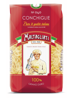 Макароны ракушки Maltagliati Conchiglie №040 мелкая, 450г