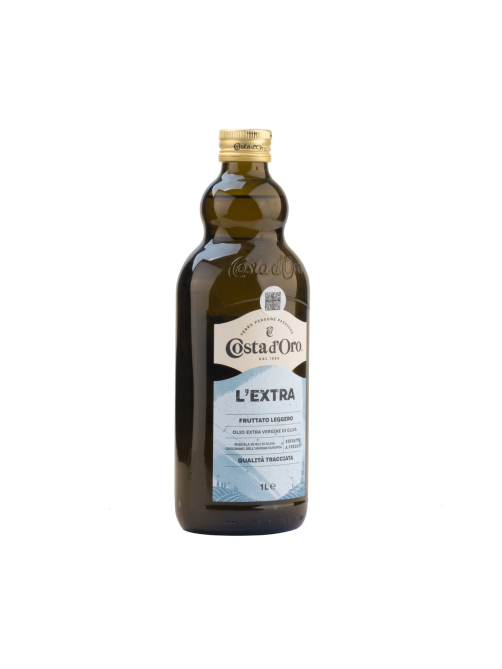Масло оливковое Costa d'Oro Il Delicato Extra Virgin нерафинированное, 1л