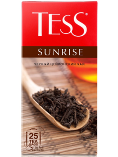 Чай черный Tess Sunrise в пакетиках (1.8г x 25шт), 45г