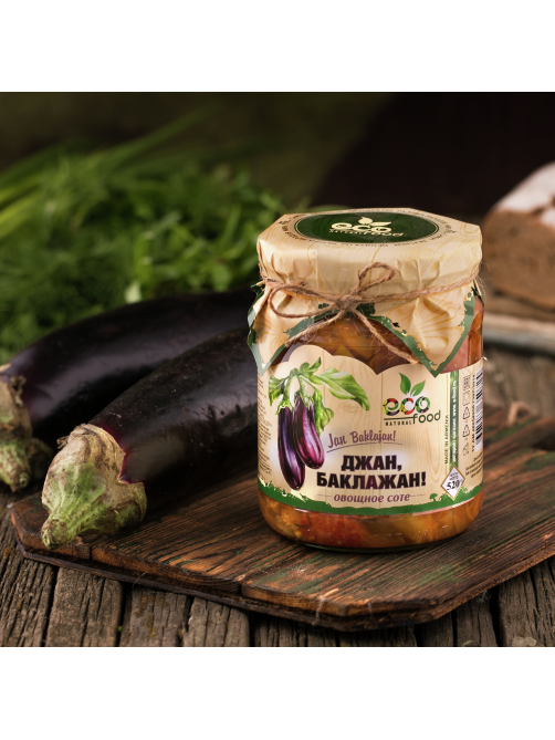 Соте овощное EcoFood Джан Баклажан, 520г