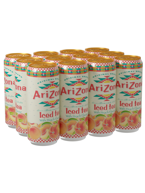 Холодный чай Arizona черный персик, 500мл