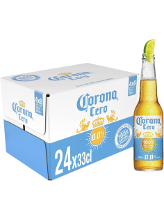 Пивной напиток Corona Cero безалкогольный, 0.33л x 24 шт