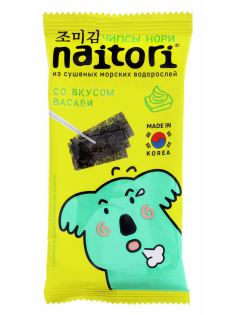 Чипсы нори Naitori со вкусом васаби, 3г
