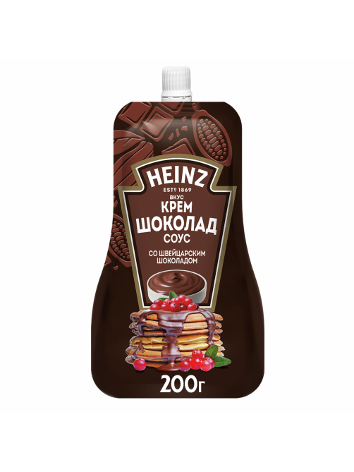 Соус десертный Heinz крем шоколад, 200г