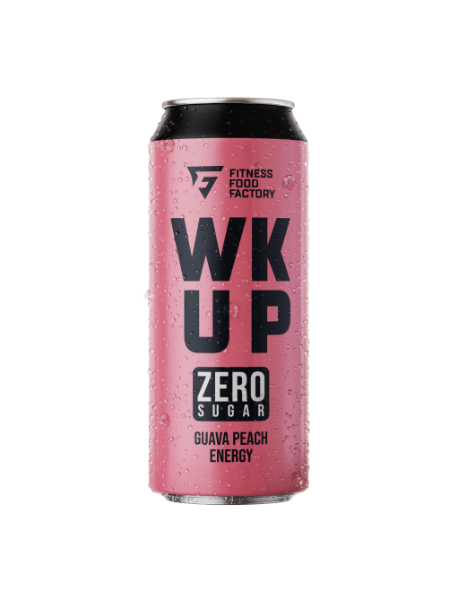 Напиток энергетический Fitness Food Factory WK Up Гуава-персик без сахара, 450мл