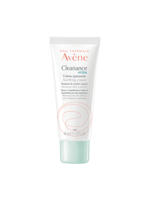 Крем для лица Avene Cleanance Hydra успокаивающий для пересушенной проблемной кожи, 40мл