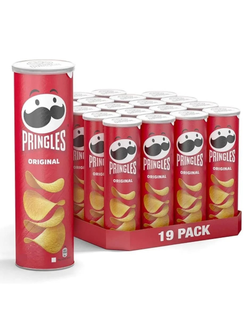 Чипсы Pringles Original картофельные, 165г x 19 шт