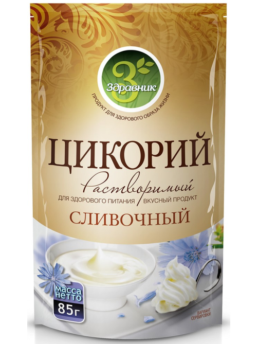 Цикорий Здравник Сливочный растворимый, 85г