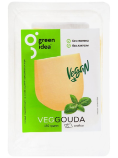 Сыр растительный Green Idea Гауда полутвердый нарезка, 150г