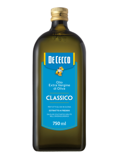 Масло оливковое De Cecco Classico Extra Virgin нерафинированное, 750мл