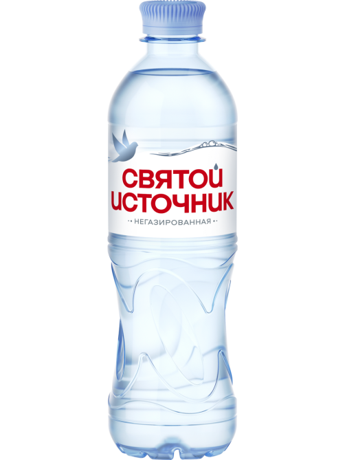 Вода Святой Источник питьевая негазированная, 500мл x 12 шт