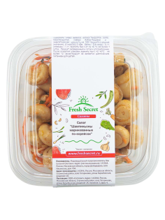 Салат Fresh Secret шампиньоны маринованные по-корейски, 400г