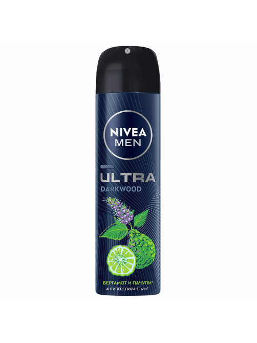 Антиперспирант-спрей Nivea Men Ultra антибактериальный эффект, 150мл