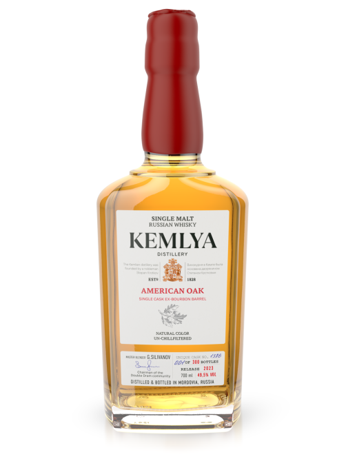 Виски Kemlya American Oak в подарочной упаковке, 0.7л