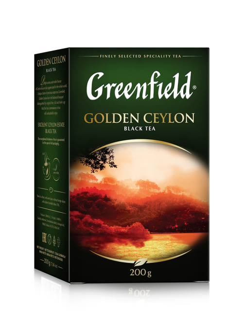 Чай Greenfield Golden Ceylon черный, 200г