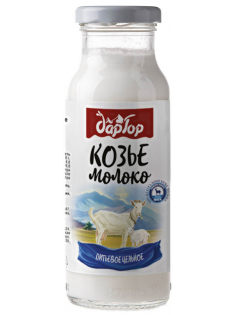 Молоко Дар Гор козье ультрапастеризованное 3.4-4.8%, 200мл