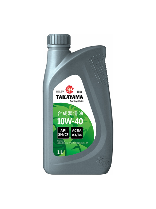 Масло моторное Takayama Sae 10W-40 полусинтетическое, 1л