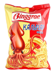 Чипсы Binggrae кальмар, 50г