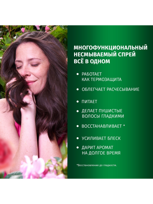 Спрей-кондиционер для волос Herbal Essences Все в 1 роза, 145мл
