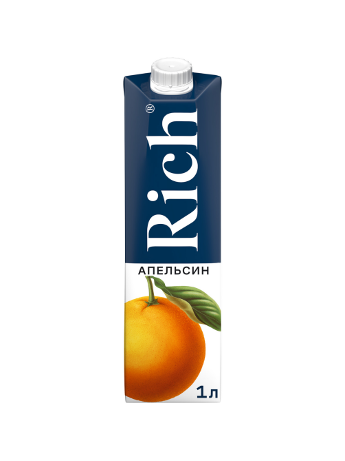 Нектар Rich апельсиновый, 1л x 12 шт