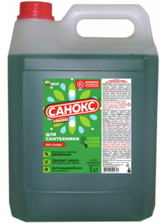Средство чистящее для сантехники Аист Санокс, 5л