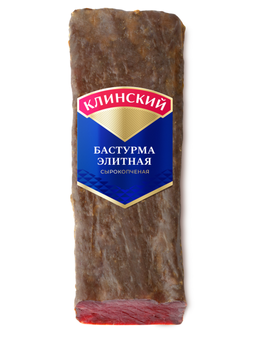 Бастурма из говядины Клинский Элитная сырокопченая, ~200г