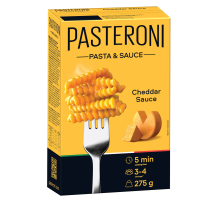 Макароны Pasteroni Джирандоле №124 соус чеддер, 275г