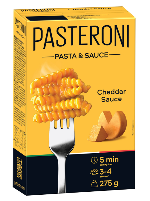 Макароны Pasteroni Джирандоле №124 соус чеддер, 275г
