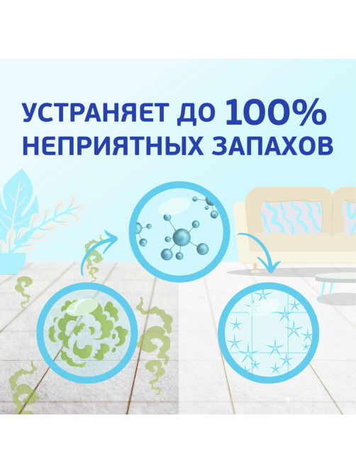 Жидкость моющая Mr. Proper Свежий Цитрус для полов и стен для домов с собаками, 1л